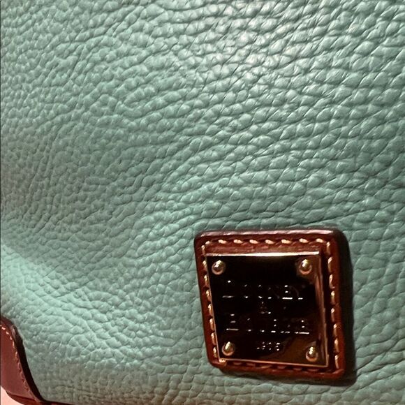 Dooney & Bourke Teal Shoulder Bag - Picture 3 of 16